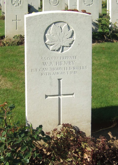 Henry William Alexander headstone